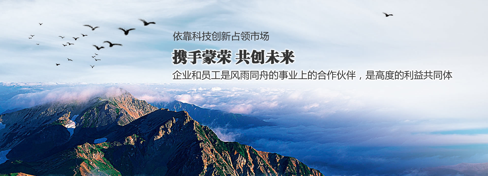 依靠科技創(chuàng)新占領(lǐng)市場(chǎng)，攜手包頭蒙榮，共創(chuàng)未來(lái)。